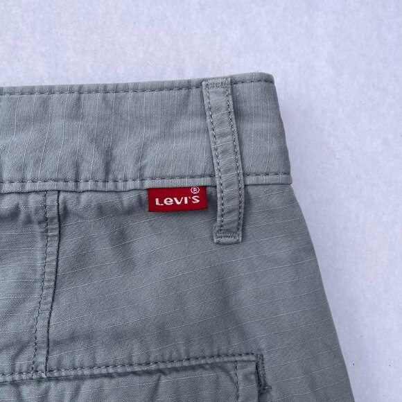 Levi's Gray 5-Pocket Men Cargo Shorts Size 34 Gorpcore Outdoor Camping Dadcore - Picture 3 of 9